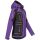 Arctic Seven Damen Funktions Softshelljacke O-181 - Lila-Schwarz-Gr.S