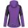 Arctic Seven Damen Funktions Softshelljacke O-181 - Lila-Schwarz-Gr.S