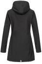Alessandro Salvarini Damen Softshelljacke Wasserabweisend O-131 - Schwarz-Gr.L