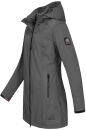 Alessandro Salvarini Damen Softshelljacke Wasserabweisend O-131 - Dunkelgrau-Gr.XS