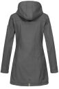 Alessandro Salvarini Damen Softshelljacke Wasserabweisend O-131 - Dunkelgrau-Gr.XS