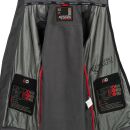 Alessandro Salvarini Damen Softshelljacke Wasserabweisend O-131 - Dunkelgrau-Gr.XS