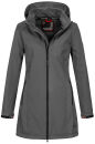 Alessandro Salvarini Damen Softshelljacke Wasserabweisend O-131 - Dunkelgrau-Gr.L