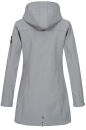 Alessandro Salvarini Damen Softshelljacke Wasserabweisend O-131 - Hellgrau-Gr.XS