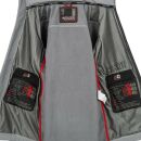 Alessandro Salvarini Damen Softshelljacke Wasserabweisend O-131 - Hellgrau-Gr.XS