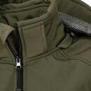 A. Salvarini Damen Softshell Jacke O131 Dunkelgrün Größe XXL - Gr. 44