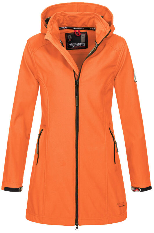 Alessandro Salvarini Damen Softshelljacke Wasserabweisend O-131 - Coral-Gr.XS