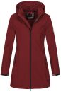Alessandro Salvarini Damen Softshelljacke Wasserabweisend O-131 - Bordeaux-Gr.S