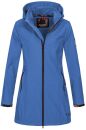 Alessandro Salvarini Damen Softshelljacke Wasserabweisend O-131 - Blau-Gr.2XL