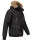 Arctic Seven Herren Winterjacke Fellkragen O288 - Schwarz-Gr.S