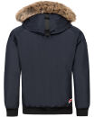 Arctic Seven Herren Winterjacke Fellkragen O288 - Navy