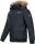 Arctic Seven Herren Winterjacke Fellkragen O288 - Navy