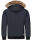 Arctic Seven Herren Winterjacke Fellkragen O288 - Navy