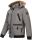 Arctic Seven Herren Winterjacke Fellkragen O288 - Grau-Gr.M