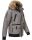 Arctic Seven Herren Winterjacke Fellkragen O288 - Grau-Gr.M