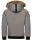 Arctic Seven Herren Winterjacke Fellkragen O288 - Grau-Gr.M