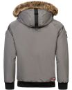 Arctic Seven Herren Winterjacke Fellkragen O288 - Grau-Gr.L