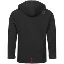 Arctic Seven Herren Softshell Jacke Funktionsjacke O-088 - Schwarz-Gr.M