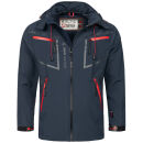 Arctic Seven Herren Softshell Jacke Funktionsjacke O-088 - Navy-Gr.S