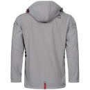 Arctic Seven Herren Softshell Jacke Funktionsjacke O-088 - Hellgrau-Gr.XL