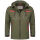 Arctic Seven Herren Softshell Jacke Funktionsjacke O-088 - Olive-Gr.L