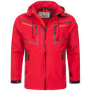 Arctic Seven Herren Softshell Jacke Funktionsjacke O-088 - Rot-Gr.S