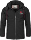 Arctic Seven Herren Softshell Jacke O-087 - Schwarz-Gr.5XL
