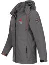Arctic Seven Herren Softshell Jacke O-087 - Dunkelgrau-Gr.L