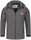 Arctic Seven Herren Softshell Jacke O-087 - Dunkelgrau-Gr.5XL