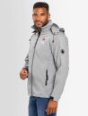 Arctic Seven Herren Softshell Jacke O-087 - Hellgrau