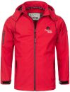 Arctic Seven Herren Softshell Jacke O-087 - Rot-Gr.5XL