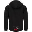 Arctic Seven Herren Softshell Jacke O-301 - Schwarz-Rot-Gr.5XL