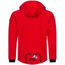 Arctic Seven Herren Softshell Jacke O-301 - Rot-Schwarz-Gr.XL