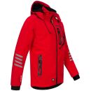 Arctic Seven Herren Softshell Jacke O-301 - Rot-Schwarz-Gr.2XL