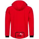 Arctic Seven Herren Softshell Jacke O-301 - Rot-Schwarz-Gr.2XL
