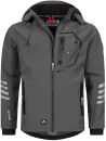 Arctic Seven Herren Softshell Jacke O-301 - Grau-Schwarz