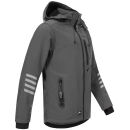 Arctic Seven Herren Softshell Jacke O-301 - Grau-Schwarz-Gr.L