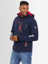 Arctic Seven Herren Softshell Jacke O-301 - Navy-Rot