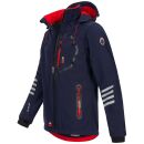 Arctic Seven Herren Softshell Jacke O-301 - Navy-Rot-Gr.S
