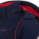 Arctic Seven Herren Softshell Jacke O-301 - Navy-Rot-Gr.S