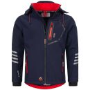 Arctic Seven Herren Softshell Jacke O-301 - Navy-Rot-Gr.M