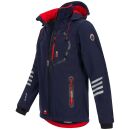 Arctic Seven Herren Softshell Jacke O-301 - Navy-Rot-Gr.L