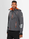 Arctic Seven Herren Softshell Jacke O-301 - Grau-Orange