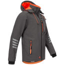 Arctic Seven Herren Softshell Jacke O-301 - Grau-Orange-Gr.M