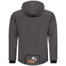 Arctic Seven Herren Softshell Jacke O-301 - Grau-Orange-Gr.M