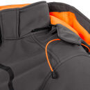 Arctic Seven Herren Softshell Jacke O-301 - Grau-Orange-Gr.3XL