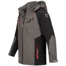 Arctic Seven Herren Softshell Jacke O-300 - DGrau-Schwarz-Gr.XL