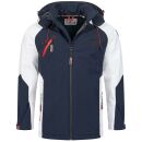 Arctic Seven Herren Softshell Jacke O-300 - Navy-Weiss-Gr.S