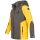 Arctic Seven Herren Softshell Jacke O-300 - Dunkelgrau-Gelb-Gr.S