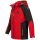 Arctic Seven Herren Softshell Jacke O-300 - Rot-Schwarz-Gr.S